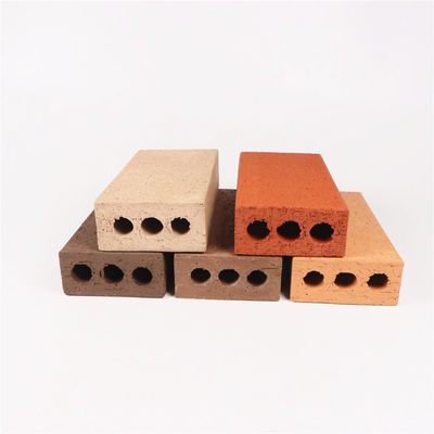 High Strength Hollow Corner Bricks Perforated Red Hollow Clay Bricks